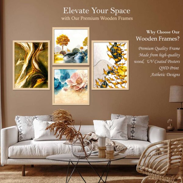 SET OF 4 DIGITAL WALL PAINTING - Image 2