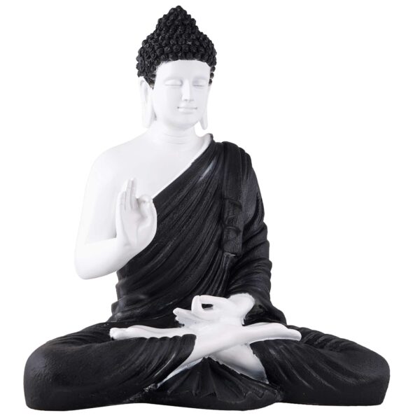 Buddha Idol Statue Showpiece Gift Gifting Item Polystone Home Decor Decoration - Image 3