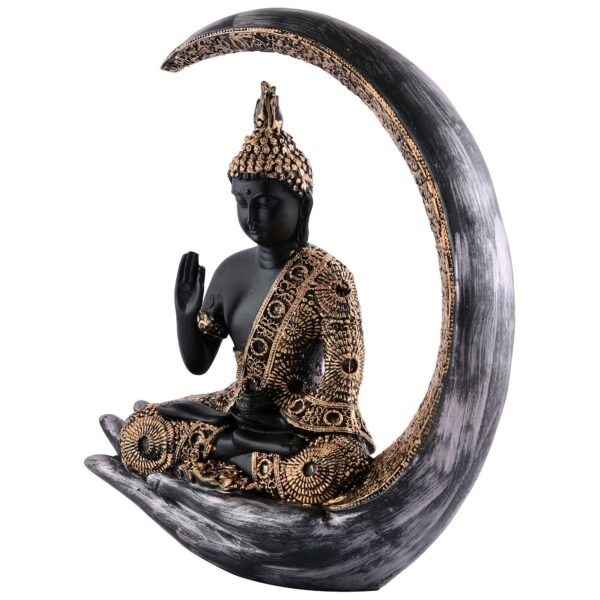 Buddha Idol Statue Showpiece Gift Gifting Item Polystone Home Decor Decoration - Image 3