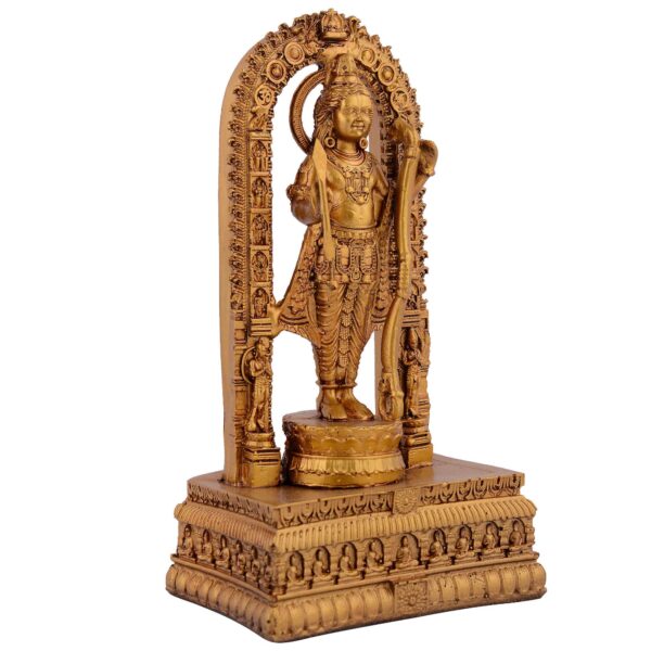 Ram Lalla Idol Ayodhya Murti Resin Shree Ram Lalla Statue Home Decor & Gifts, Office, Tample, Mandir Housewarming Decoration Items - Image 4