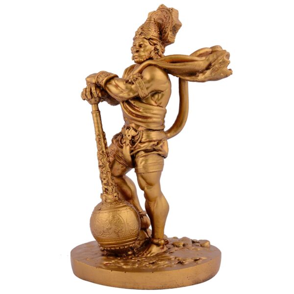 Bahubali Hanuman Ji Murti for Car Dashboard Home Decor Pooja Room Office Table Wall Bajrangbali Idol Statue Showpiece Decoration Gift Items - Image 4