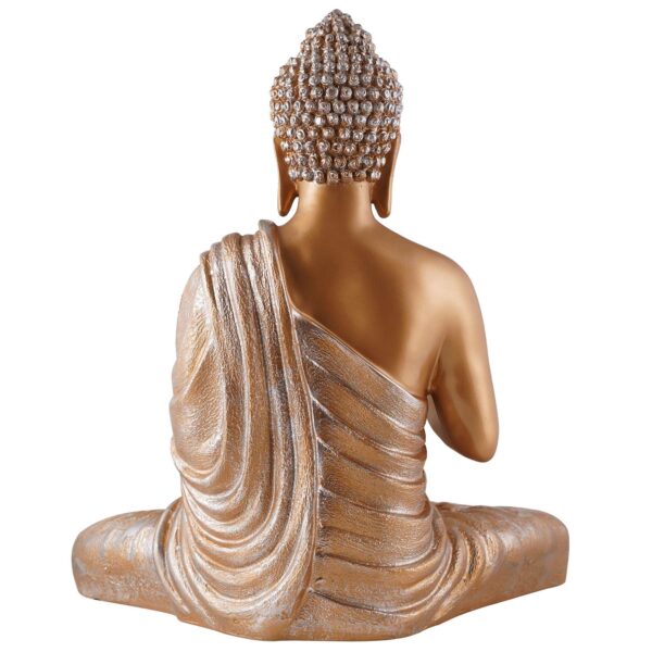 Buddha Idol Statue Showpiece Gift Gifting Item Polystone Home Decor Decoration - Image 3