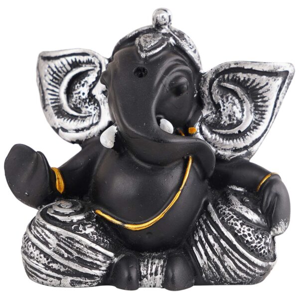 Ganesha Statue  Idol Shriganesh Bhagwan Murti / Home, Office Decor / Car Dashboard / Side Table Brass Ganpati / Lord Vinayaka Statue / God of Luck & Success Sculpture / Gift Items - Image 3